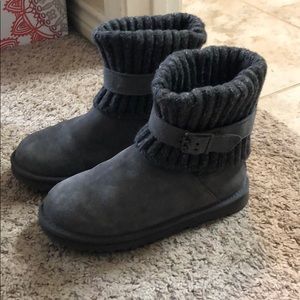 Women’s gray Ugg boots